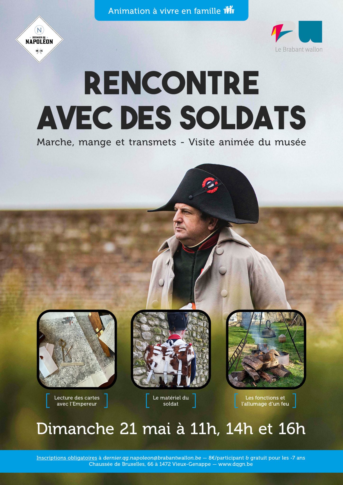 RENCONTRE AVEC DES SOLDATS : MARCHE, MANGE ET TRANSMETS